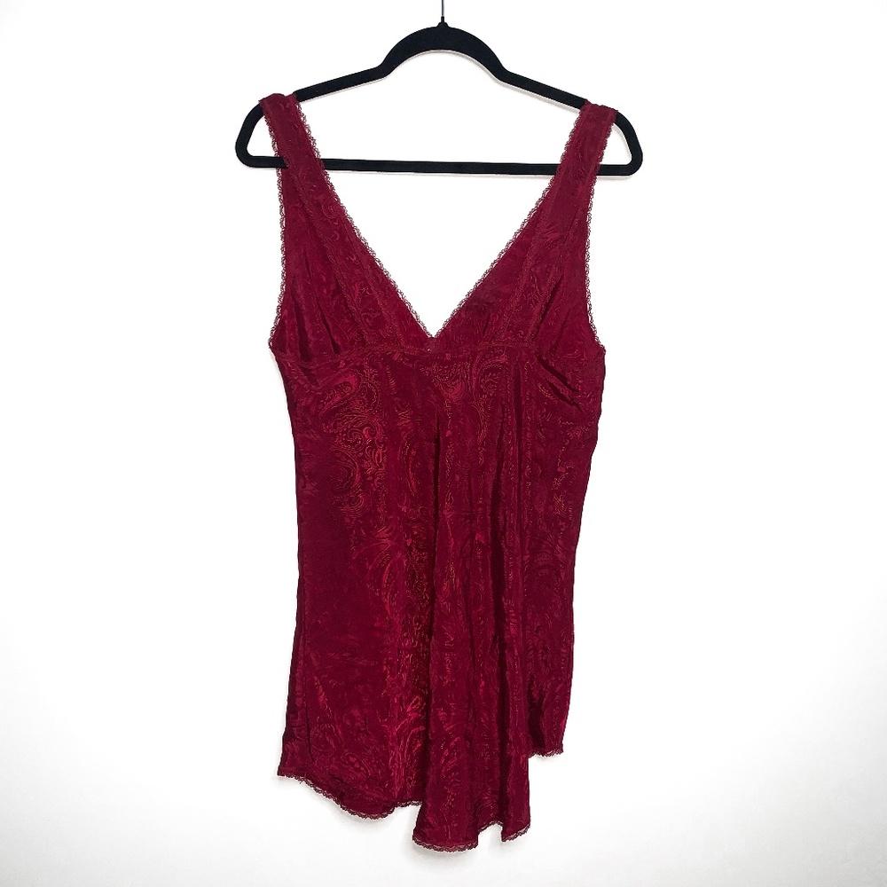 Deep Red Lingerie Top - Picture 8 of 9